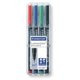 Universal pen Lumocolor® permanent 318 F 4 farver