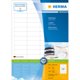 Etiket Herma Premium A4 48,3x16,9mm permanent klæbemiddel hvid