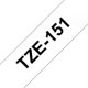 Mærketape Brother P-Touch TZe151 24mm sort på klar