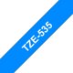 Mærketape Brother P-Touch TZe535 12mm hvid på blå