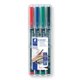 Universalpen Lumocolor® permanent 313 S 4 farver